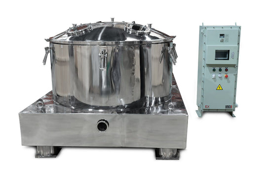 Certified 160L Jacketed Stainless Steel Centrifuge with Explosion Proof Motor and Siemens Controller - 55LB Max Capacity