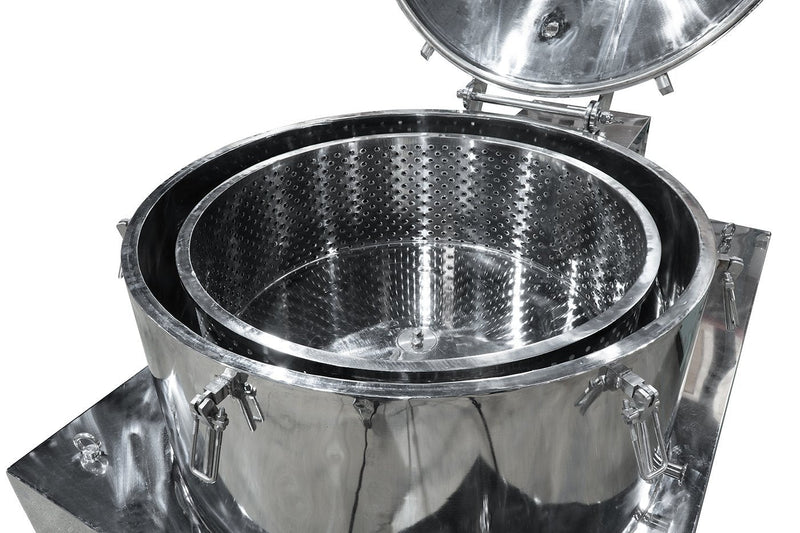Load image into Gallery viewer, Certified 160L Jacketed Stainless Steel Centrifuge with Explosion Proof Motor and Siemens Controller - 55LB Max Capacity
