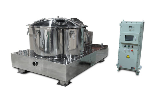 Certified 160L Jacketed Stainless Steel Centrifuge with Explosion Proof Motor and Siemens Controller - 55LB Max Capacity
