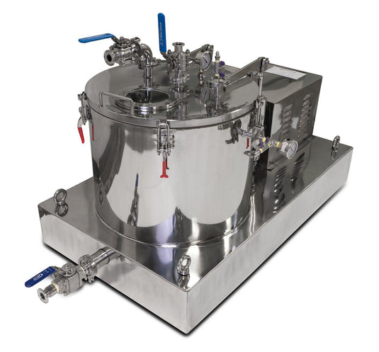 Certified 45L Jacketed Stainless Steel Centrifuge with Explosion Proof Motor and Siemens Controller