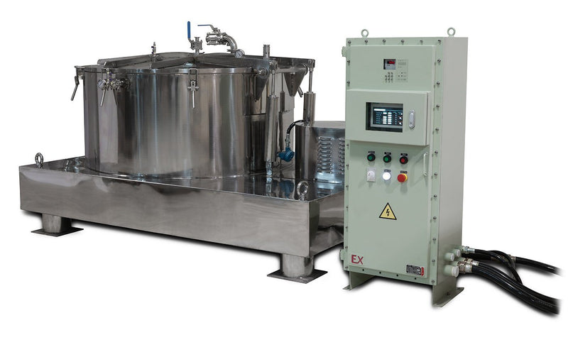 Load image into Gallery viewer, Certified 475L Jacketed Stainless Steel Centrifuge with Explosion Proof Motor and Siemens Controller - 150Lbs Max Capacity
