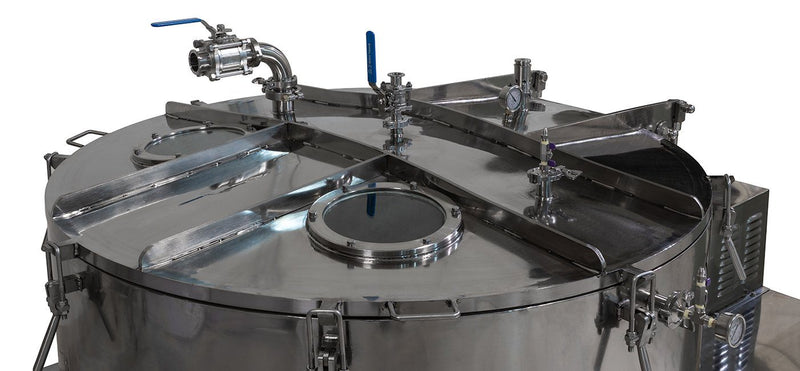 Load image into Gallery viewer, Certified 475L Jacketed Stainless Steel Centrifuge with Explosion Proof Motor and Siemens Controller - 150Lbs Max Capacity
