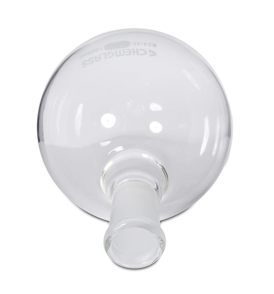 Flask, Round Bottom, 1000mlL, 24/40, Heavy Wall, Single Neck