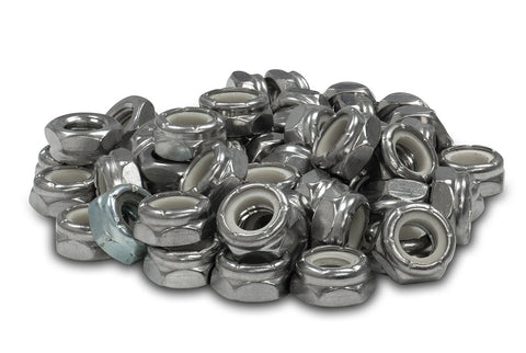 5/16-18 Grade 2 Steel Nylon Locknut 5 Pack