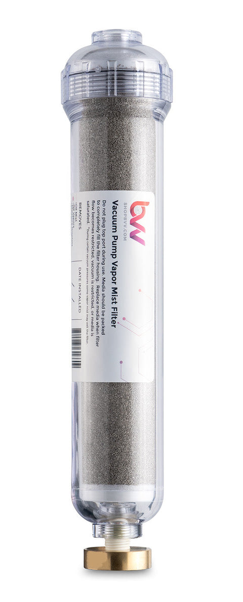 Vacuum pump vapor mist filter