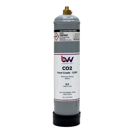 CO2 Tank Filled 600g E290 Food Grade