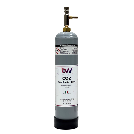 CO2 Tank Filled, 600g  E290 Food Grade