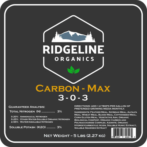 Ridgeline Organics Carbon - Max 3-0-3, additional product view 2