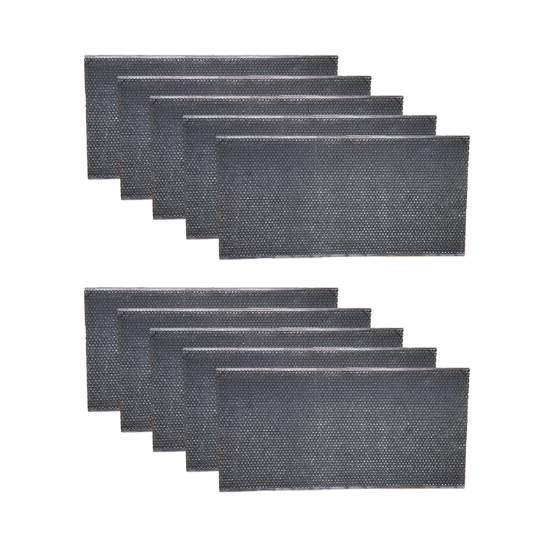 Load image into Gallery viewer, Hoover Hives Deep Black Wax-Coated Plastic Foundations – Fits Standard Langstroth Frames
