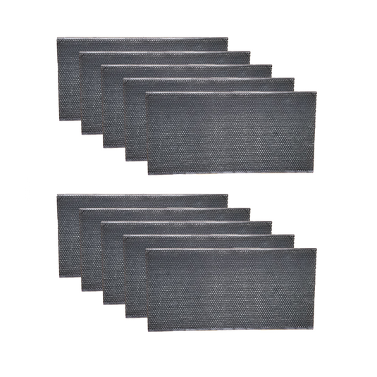 Hoover Hives Deep Black Wax-Coated Plastic Foundations – Fits Standard Langstroth Frames