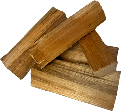 Galena Farms premium cherry wood 10 inch splits for smoking and BBQ