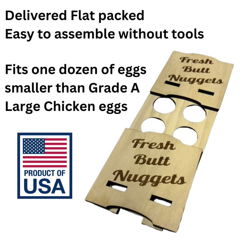 Load image into Gallery viewer, Counter Top Chicken Egg Holder - Fresh Butt Nuggets
