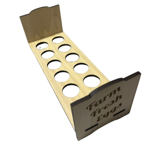 Counter top chicken egg holder, farm fresh eggs design