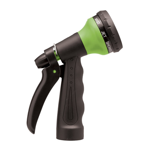 25' Green Coil Hose w/8-Pattern Plastic Nozzle 26380, additional product view 2