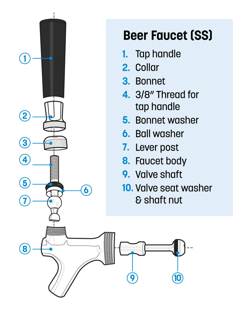 Load image into Gallery viewer, Beer Faucet (SS)
