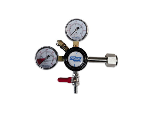 Coldbreak dual-gauge CO2 regulator for draft beverage systems.