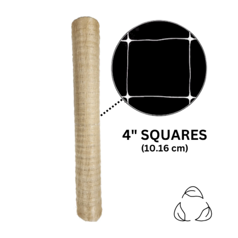 Load image into Gallery viewer, Common Culture Bio Trellis Netting Bulk Roll 5 ft x 3,280 ft w/ 4 in Squares
