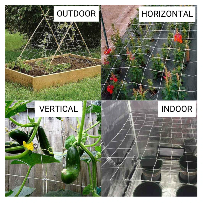 Load image into Gallery viewer, Common Culture Bio Trellis Netting Bulk Roll 5 ft x 15 ft w/ 6in Squares
