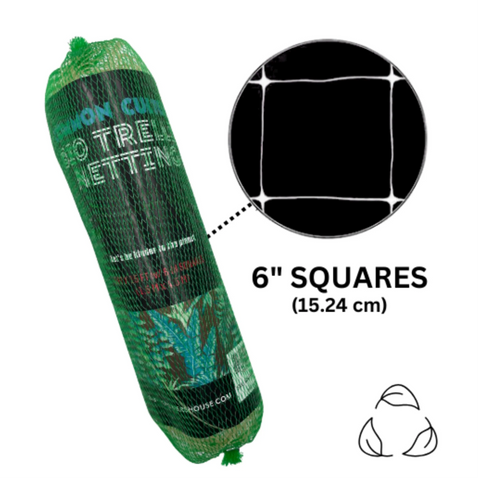 Common Culture Bio Trellis Netting Bulk Roll 5 ft x 15 ft w/ 6in Squares, additional product view 2