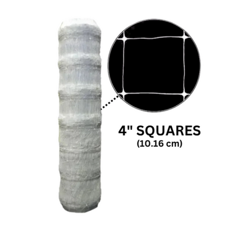 Common Culture Plastic Trellis Netting Bulk Roll 5 ft x 3,920 ft w/ 4 in Squares, additional product view 2