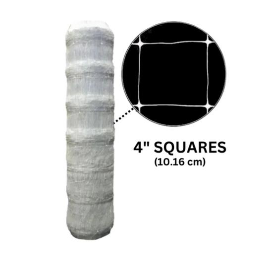 Common Culture Plastic Trellis Netting Bulk Roll 5 ft x 3,920 ft w/ 4 in Squares