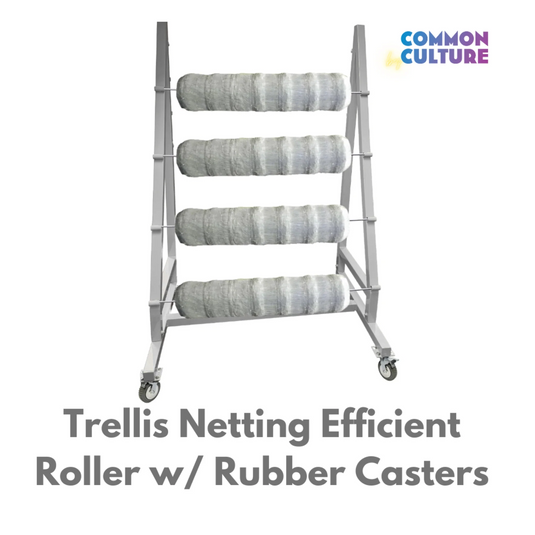 Trellis Slayer 9000 Trellis Mover by Common Culture - White Powder Coated w/ 6