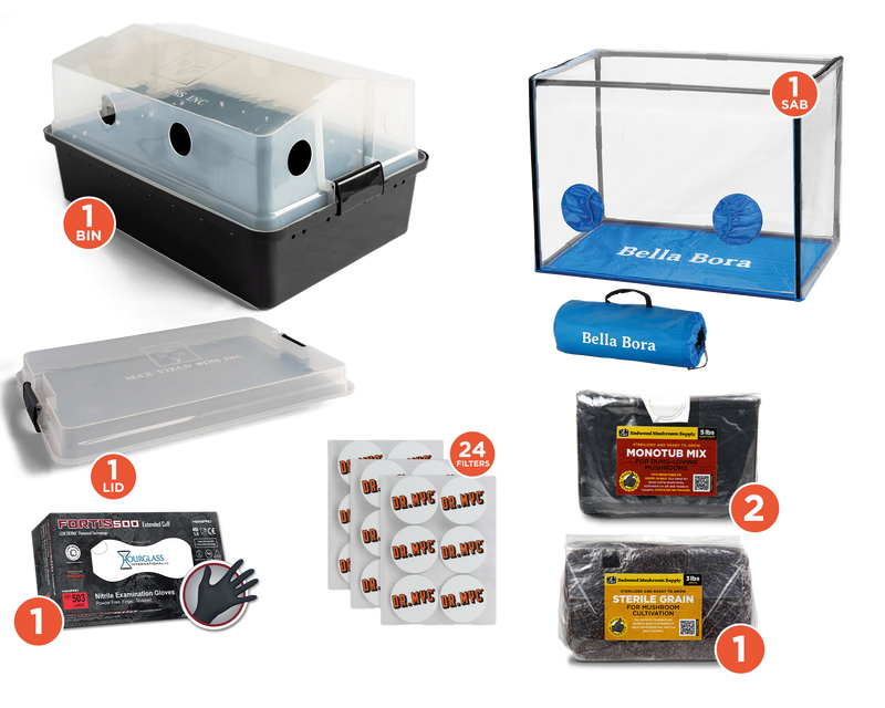 Load image into Gallery viewer, Complete Monotub Grow Bundle
