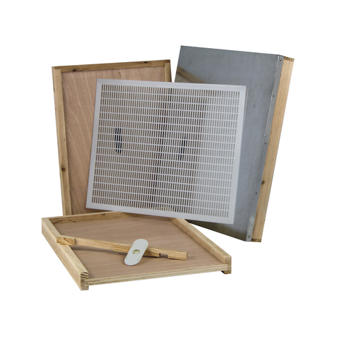 NuBee 10-frame top cover and bottom kit, front