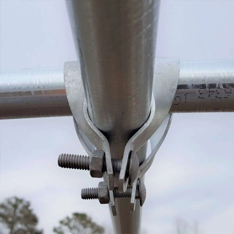 Load image into Gallery viewer, Greenhouse Cross Connectors - Galvanized Steel 1 3/8"
