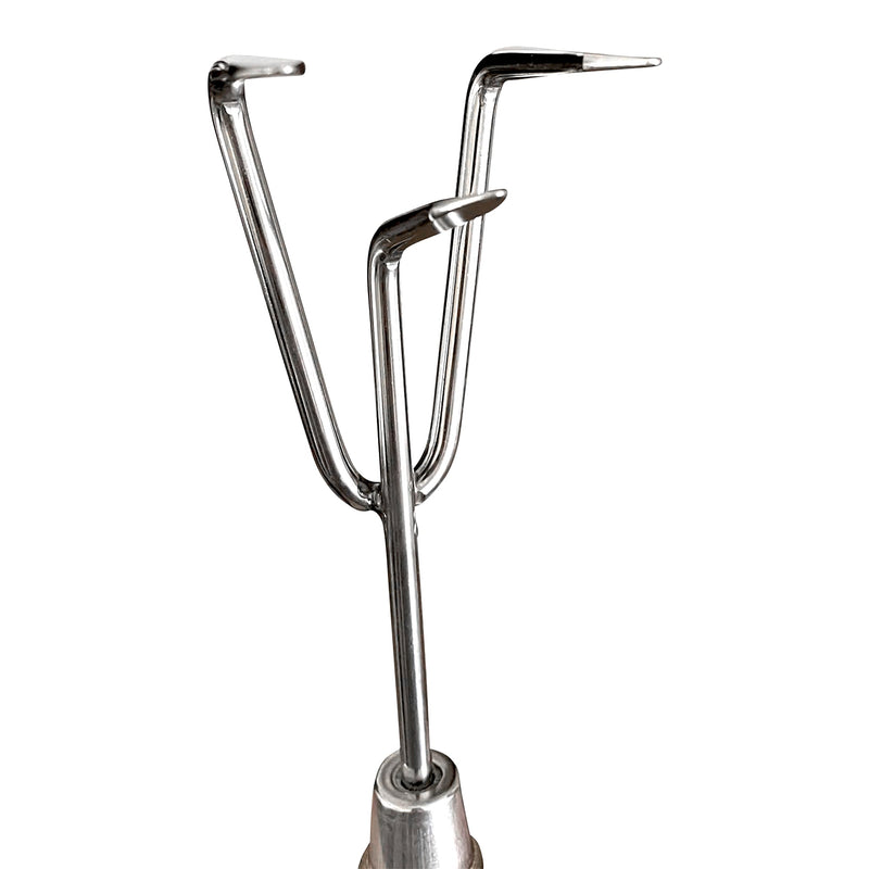 Load image into Gallery viewer, Stainless Steel Garden Cultivator (classic wood handle)
