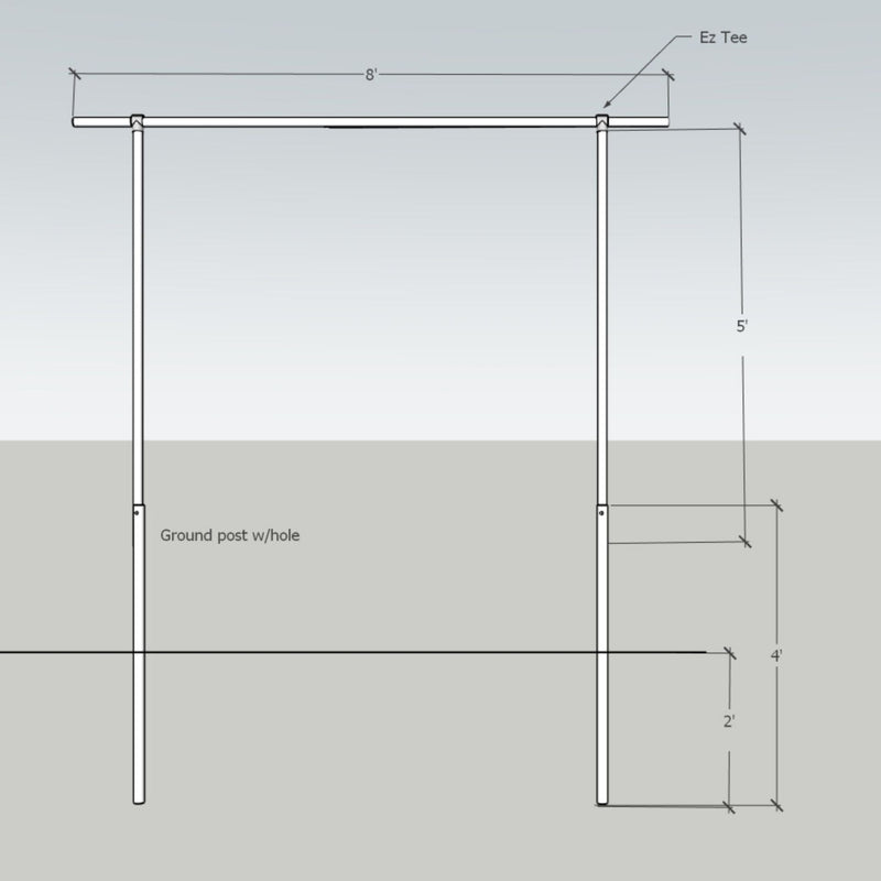 Load image into Gallery viewer, DIY Tomato Trellis | 1 3/8" Heavy Duty
