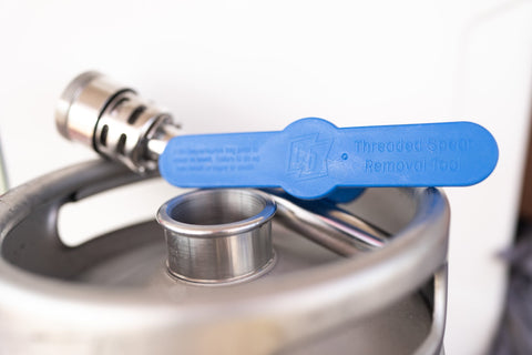 1/6th BBL Keg, 5-Gallon Sixtel, Threaded Spear, additional product view 2