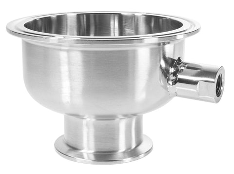 Hemispherical Tri-Clamp Reducer with FNPT Port