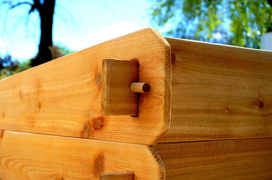 Timberlane Gardens Raised Garden Bed Kit Double Deep (Two 3x6) Select Cedar