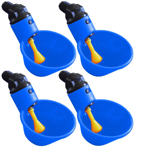 Blue Automatic Cup Style Poultry Chicken Drinkers, additional product view 2