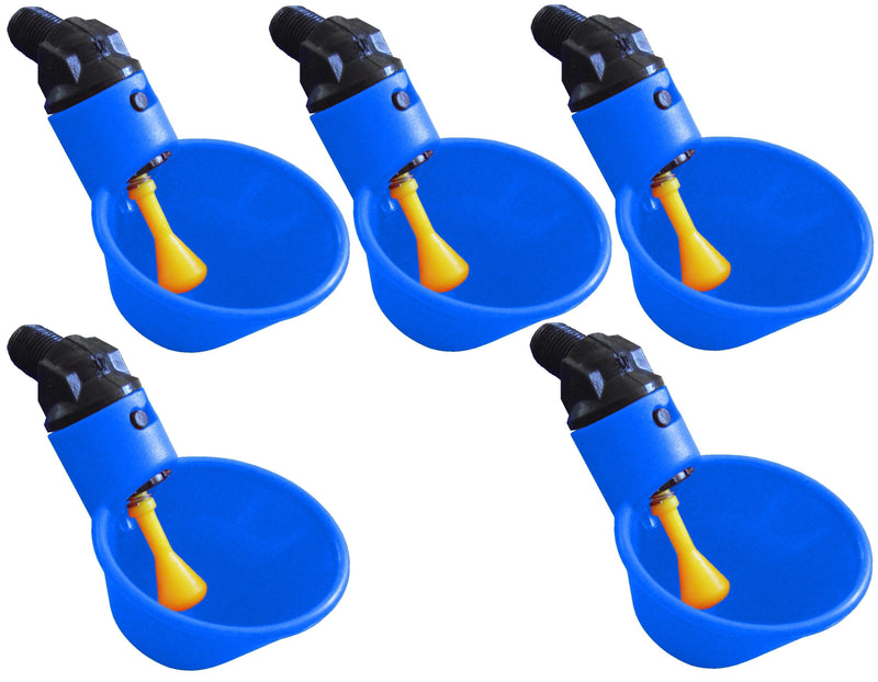 Load image into Gallery viewer, Blue Automatic Cup Style Poultry Chicken Drinkers
