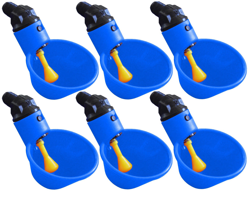 Load image into Gallery viewer, Blue Automatic Cup Style Poultry Chicken Drinkers
