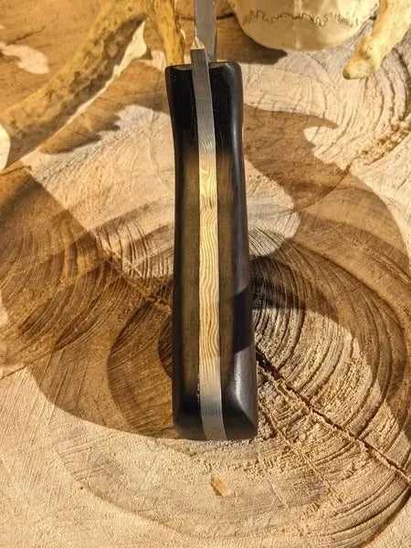 Homestead Iron Damascus Collectible Knife shown in product view 2