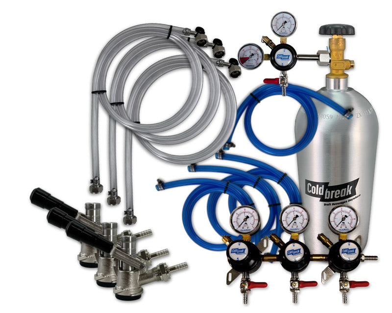 Load image into Gallery viewer, 3-Tap Premium CO2 Dispensing Kit
