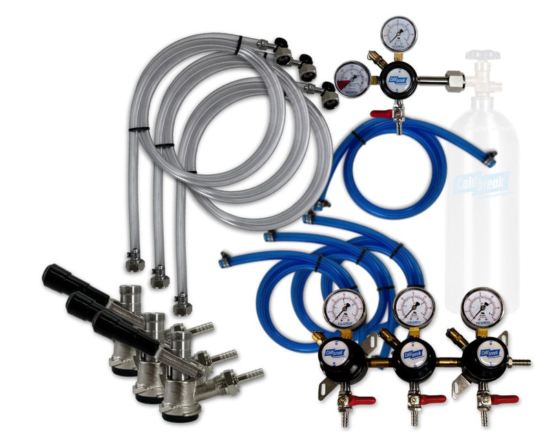 Load image into Gallery viewer, 3-Tap Premium CO2 Dispensing Kit
