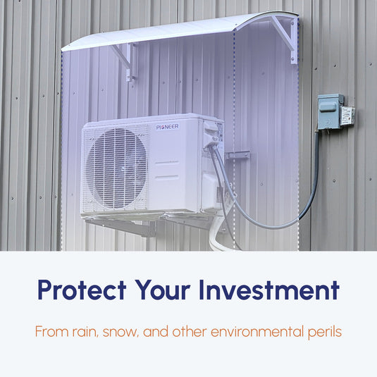 EliteGuard™ Outdoor Metal Shelter for Mini Split Condensing Units
