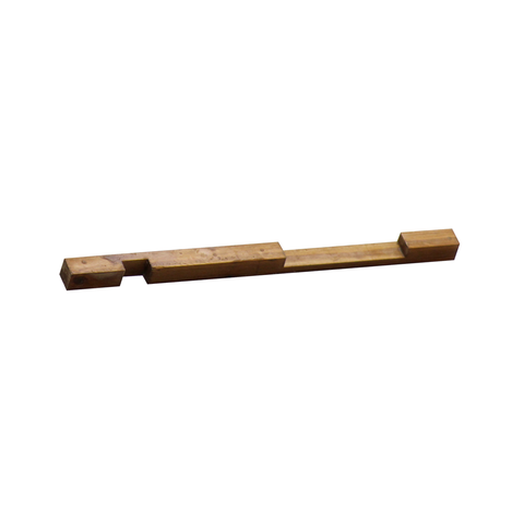 Solid bottom board, entrance reducer detail