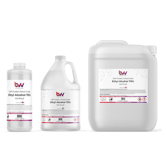 Ethyl Alcohol 70% - USP 140 Proof