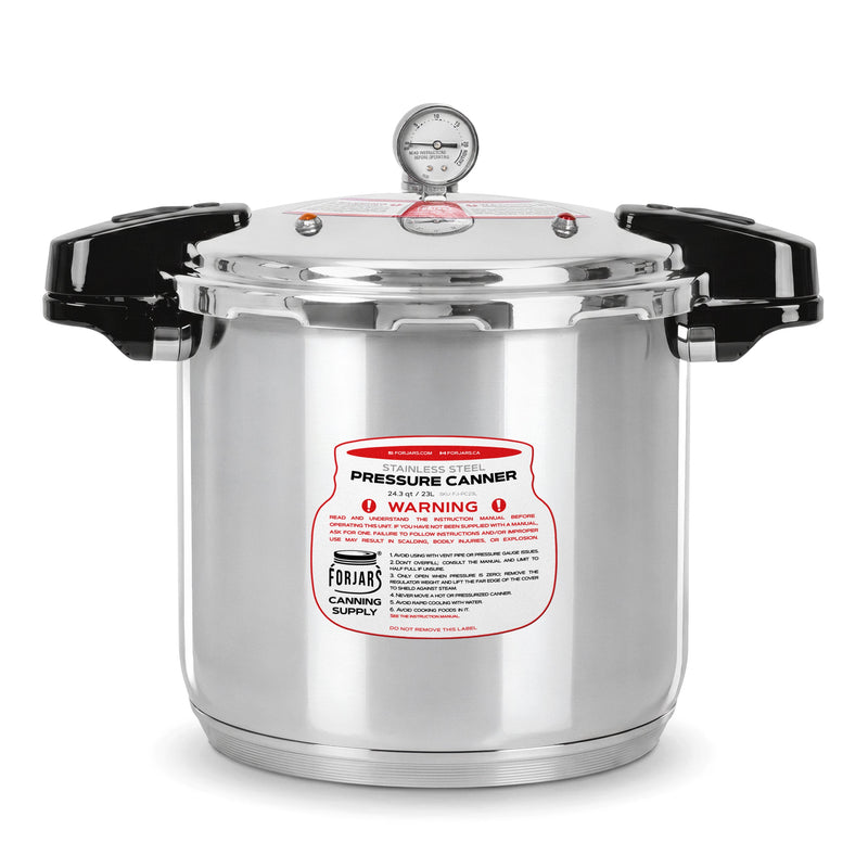 Load image into Gallery viewer, FORJARS® 23-Quart Pressure Canner — Now in Full 304 Stainless Steel
