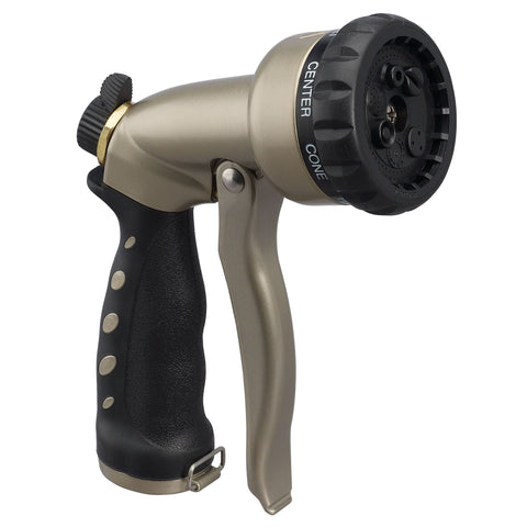 Orbit 7-pattern zinc front trigger nozzle, titanium 56252