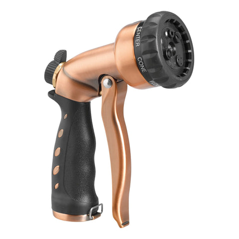 Orbit 7-pattern zinc front trigger nozzle, copper 56893