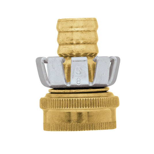 Product image of Orbit Irrigation 5/8" Brass Female Clincher Hose Mender