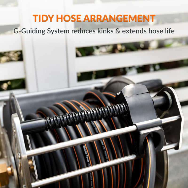 Load image into Gallery viewer, Wall Mounted Hose Reel-Stainless Steel-Heavy Duty
