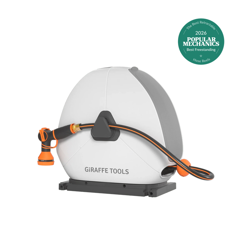 Load image into Gallery viewer, Ground-Mounted Retractable Hose Reel 82ft-130ft
