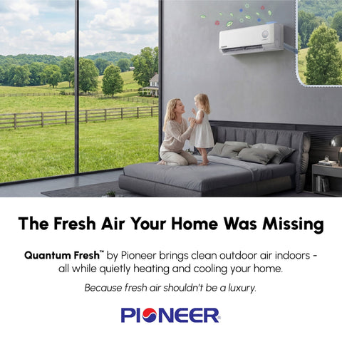 Pioneer Quantum Fresh mini-split, indoor unit